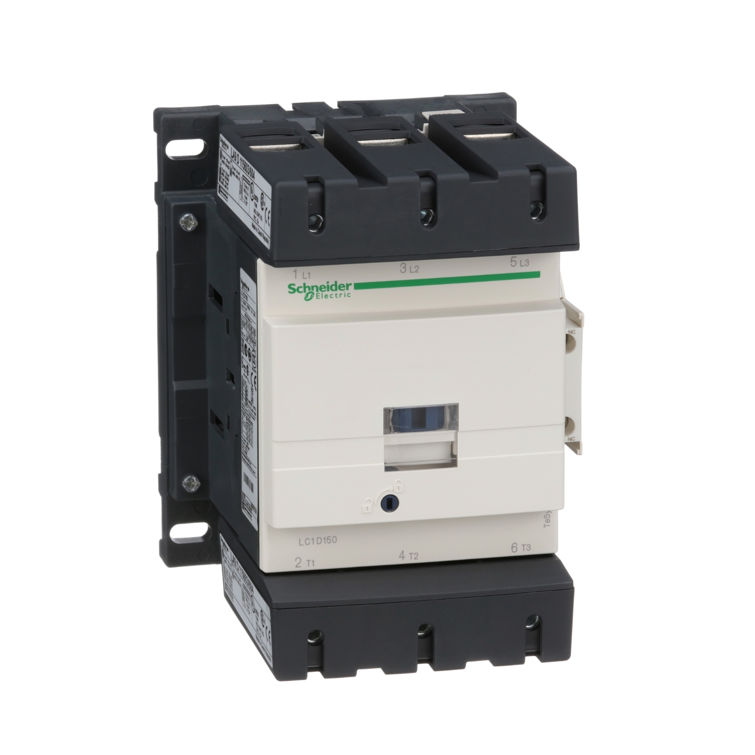 LC1D150V7 Контактор LC1D 3P 150А 440/400В AC 80кВт Schneider Electric TeSys 