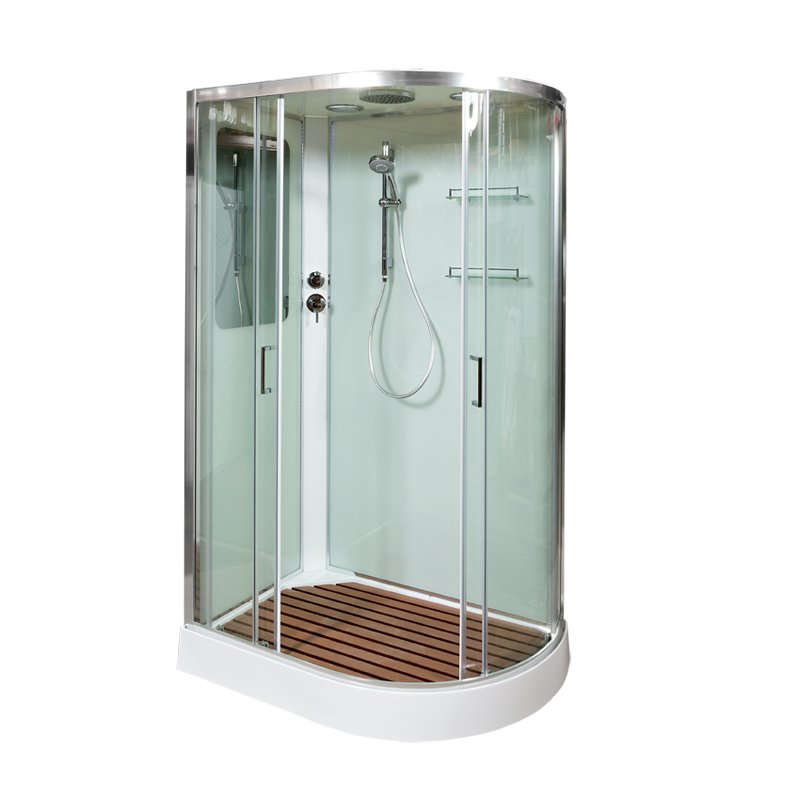 L 809 с гм. и эл. BLACK Душевая кабина DETO Серия L А102 L стандартная - Вид №3