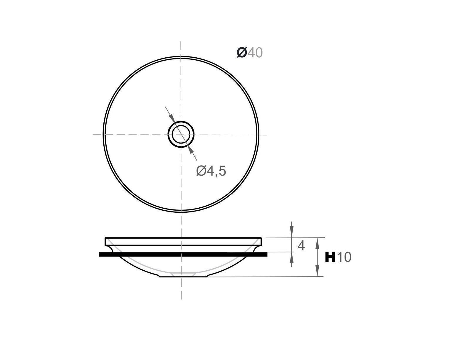 Отдельно стоящий круглый умывальник из мрамора Pietra Grey Inbani решетки ARCH-00034907 - Вид №17