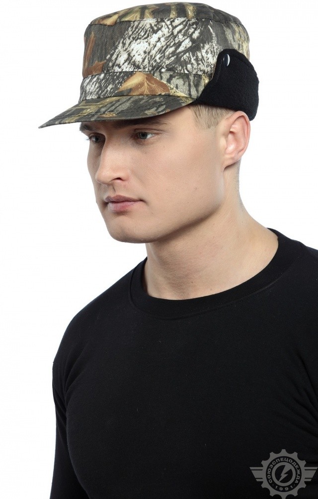 64535 Кепи "Егерь" зимняя камуфляж "Дубок"  Камуфляжная форма  размер 56 Спецодежда  - Вид №4