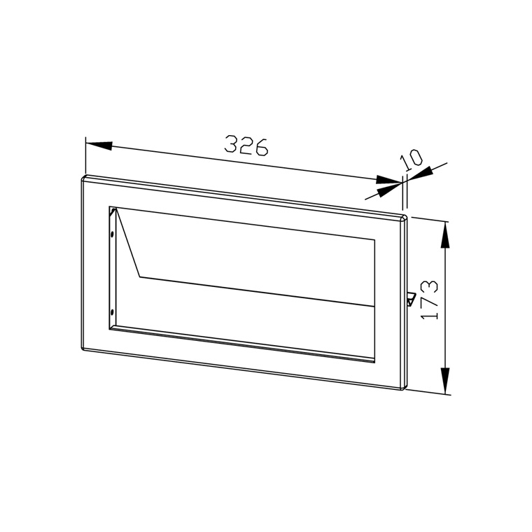 728657 Откидной люк с монтажной рамкой WP136 WAGNER_EWAR A-LINE Wagner Ewar  - Вид №1
