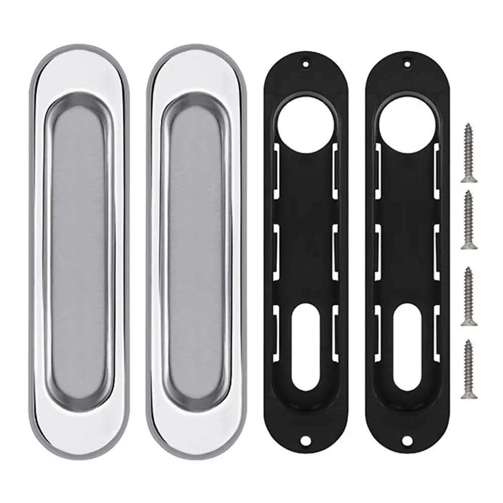 Ручки д/раздвиж. дв. Soft LINE SL-010 CP PUNTO STLM-2083724 - Вид №1