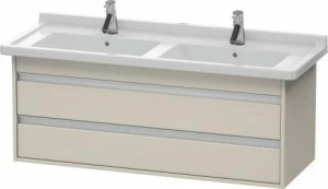 KT664609191 Тумбочка подвесная Ketho #KT6646 1200 x 455 мм Серо-коричневый декор