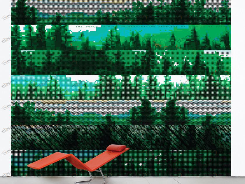 Moustache Флизелиновые обои с пейзажами Domestic sun-id-1432825