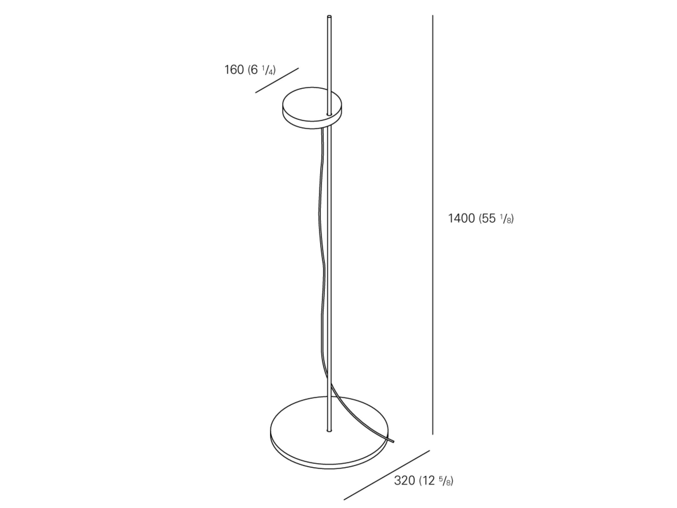 Алюминиевый торшер e15 Полюс ARCH-00070342 - Вид №7