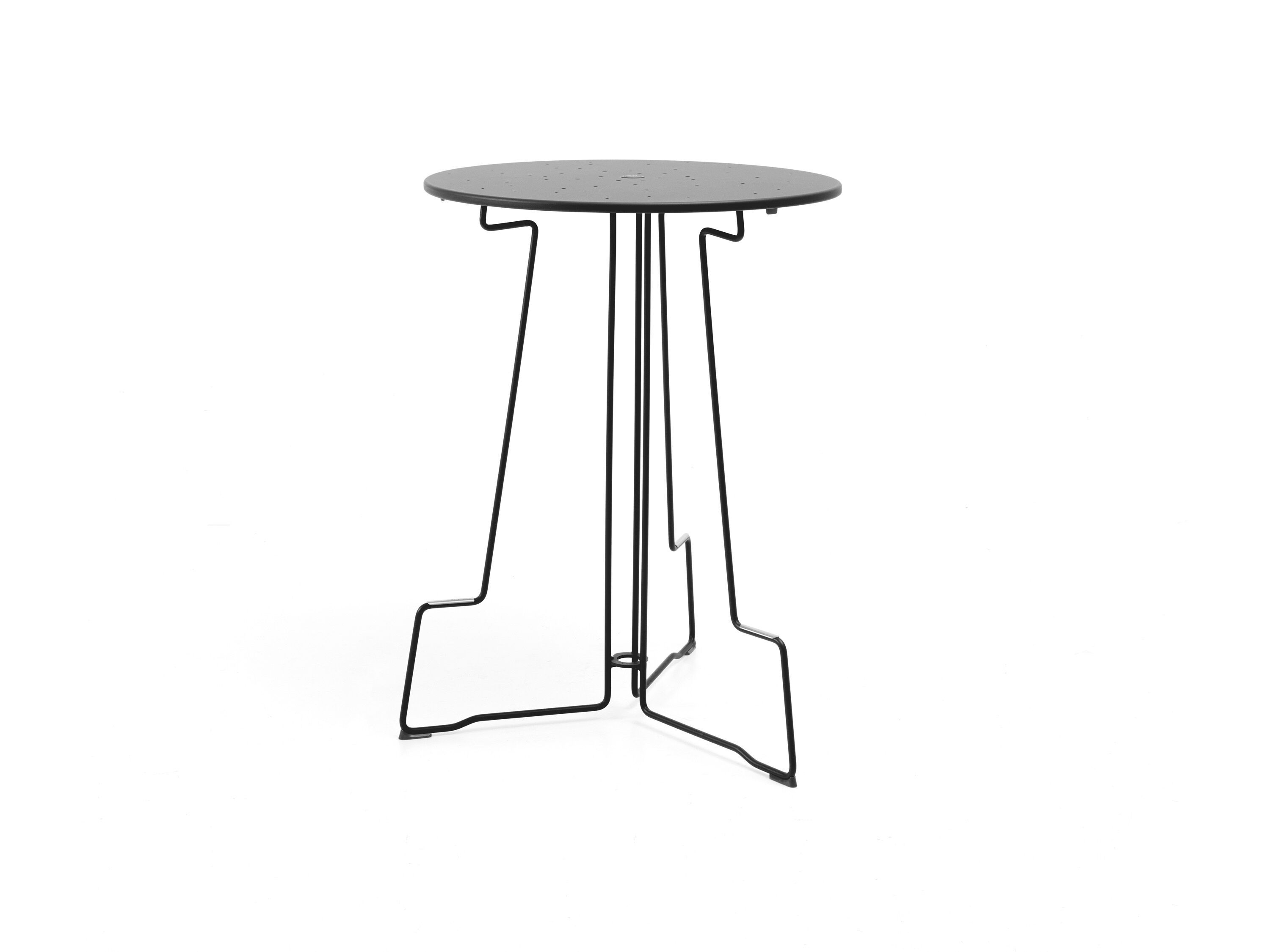 Высокий круглый алюминиевый садовый стол с порошковым покрытием Extremis Тики ARCH-00024452 - Вид №1