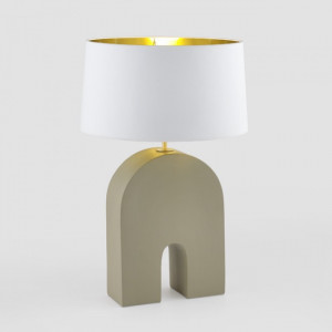 092301 Настольная лампа хромированный металл + черный абажур Aromas del Campo Home