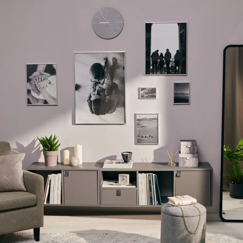 Фоторамка Kreaforta Lila серебристая 10×15 см для интерьера 89398512 STLM-1584690 - Вид №8