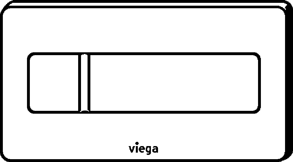 Viega Панель смыва 8357.1 (758820) 758 820 - Вид №2