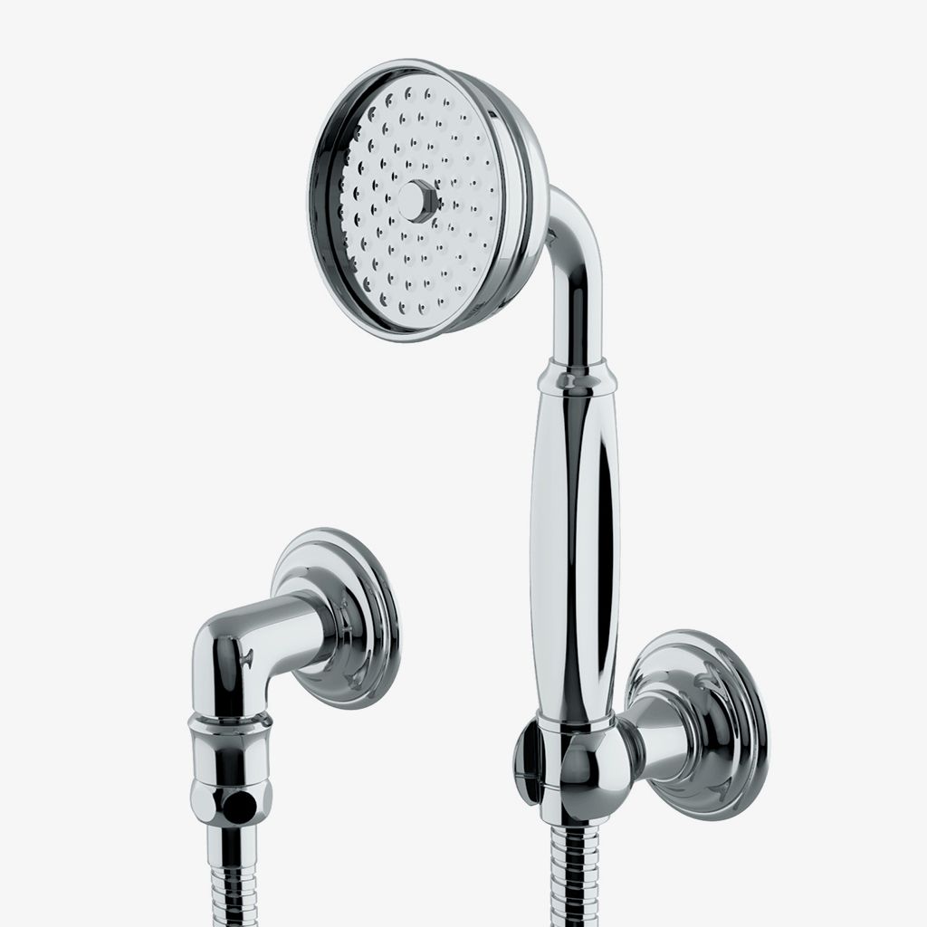 JUHS11 Ручной душ Julia на крючке с металлической ручкой Waterworks