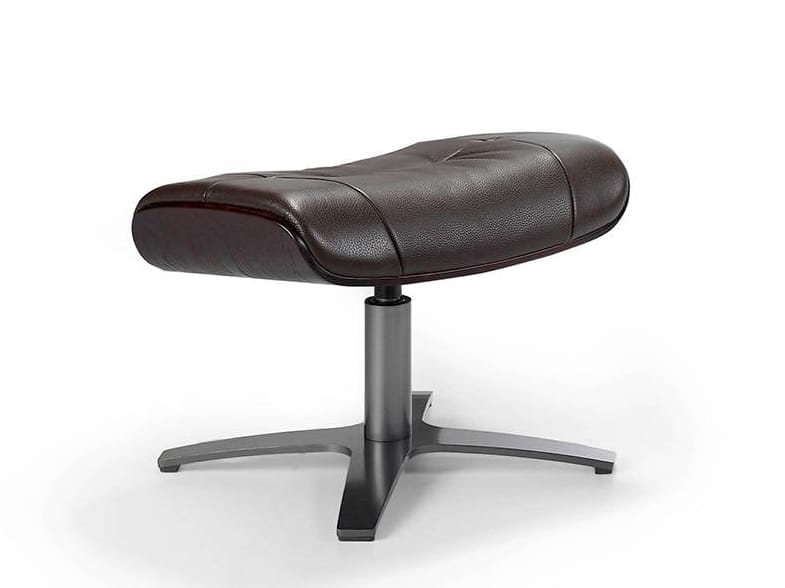 Кожаная мягкая поворотная спицевая подставка для ног Angel Cerda диван Trend ARCH-00001815