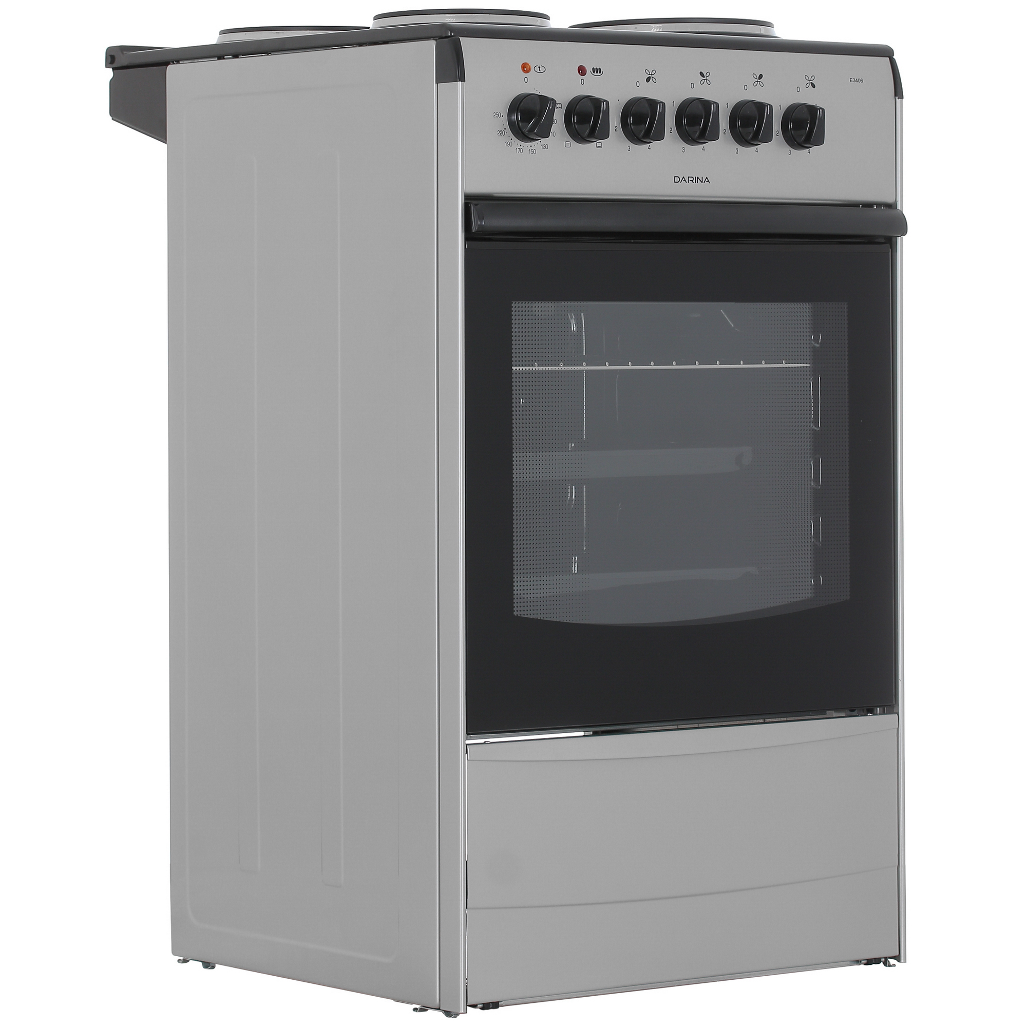 9934918 Электрическая плита DARINA E 3406 S серебристый STDN-0118806 - Вид №1