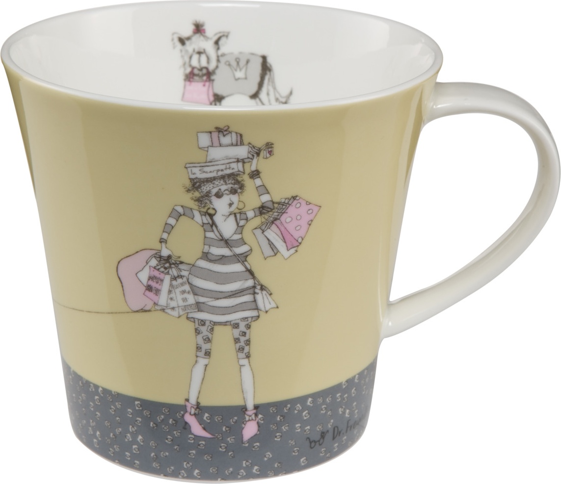 10638369 Goebel Кpужка "Только шоппинг" 350 BA Фарфор 