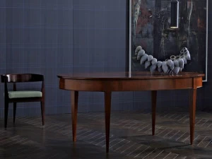 Morelato Раздвижной овальный деревянный стол Direttorio Art. 5718