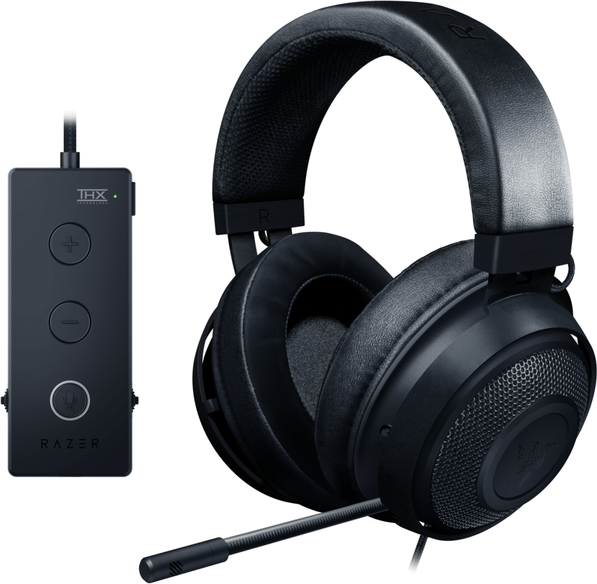 RZ04-02051000-R3M1 kraken tournament edition - wired gaming headset with usb audio controller - black - frml packaging Razer Santreyd 