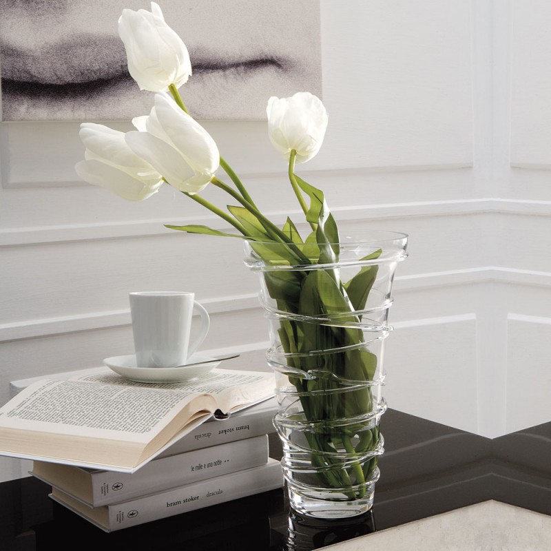 C85X45 Millerighe ваза Adriani e Rossi Прозрачный 