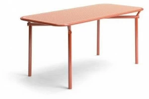 VESTRE Прямоугольный стол для общественных мест из оцинкованной стали Pop