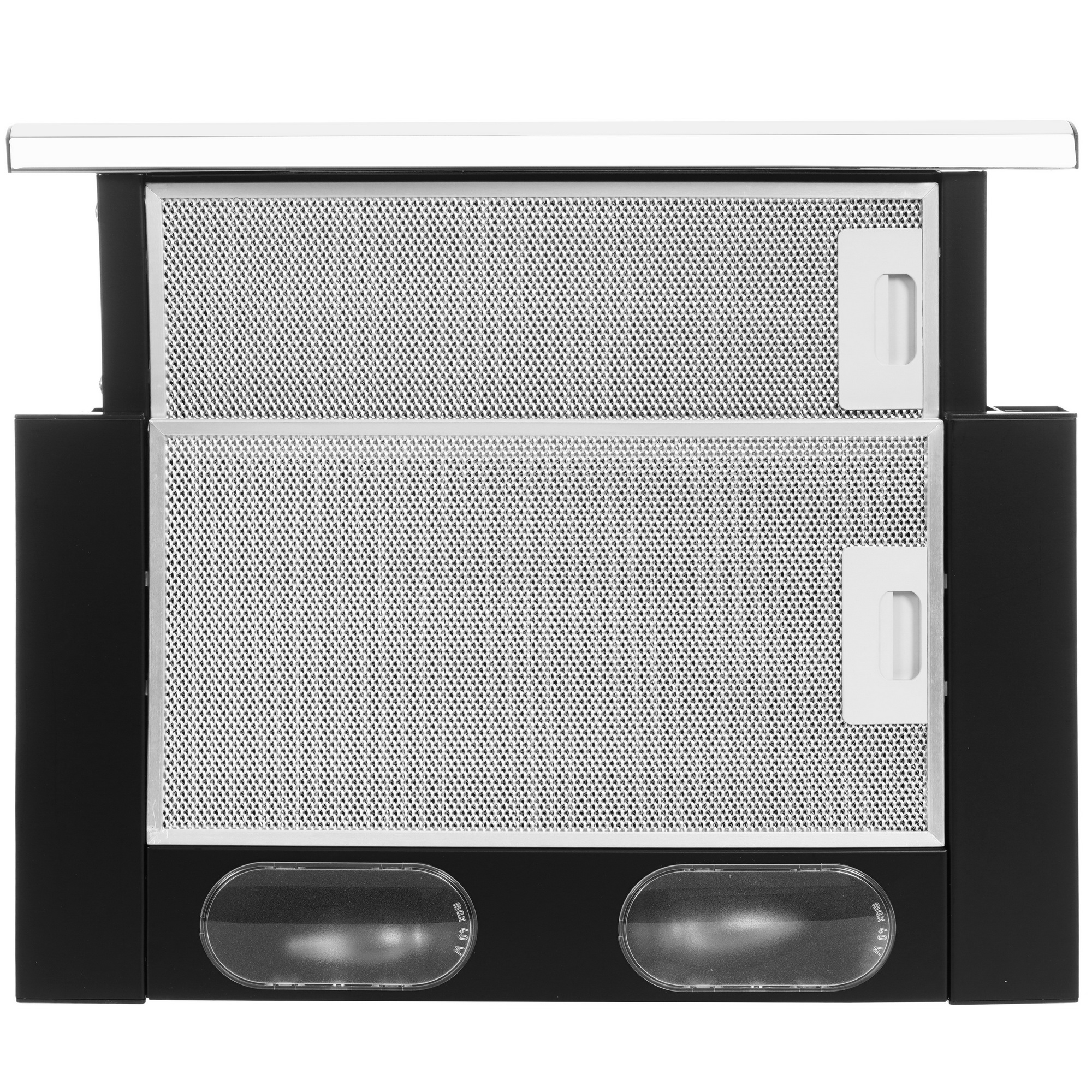 1074651 Вытяжка телескопическая ELIKOR Интегра 50П-400-В2Л черный/серебристый STDN-0023001 - Вид №7