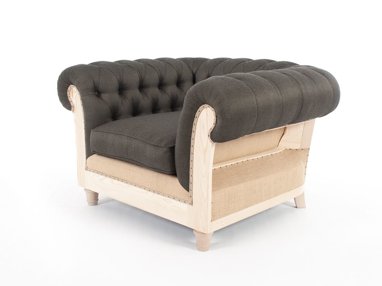 Тканевое кресло с подлокотниками CREARTE COLLECTIONS Chesterfield Loor Essence ARCH-00041741 - Вид №1