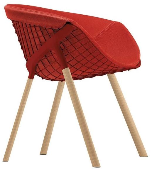 Alias Стул из стали и дерева с подлокотниками Kobi sun-id-1370806 - Вид №2