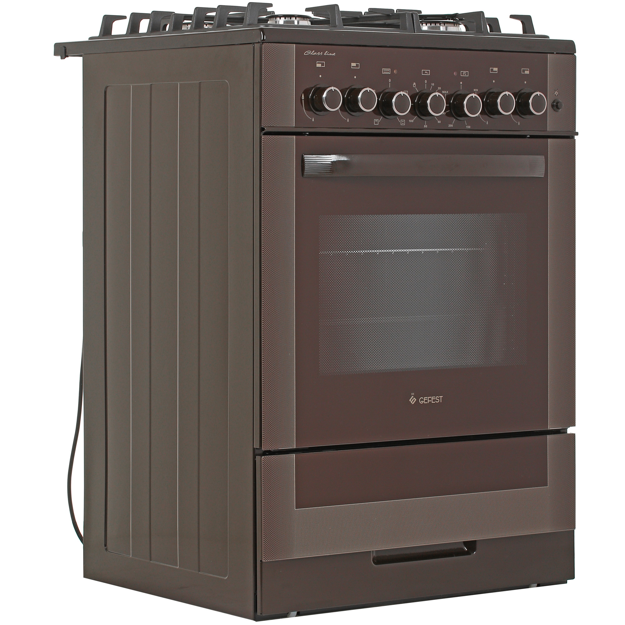 1089387 Комбинированная плита Gefest 6502-02 0045 коричневый STDN-0087764 - Вид №1