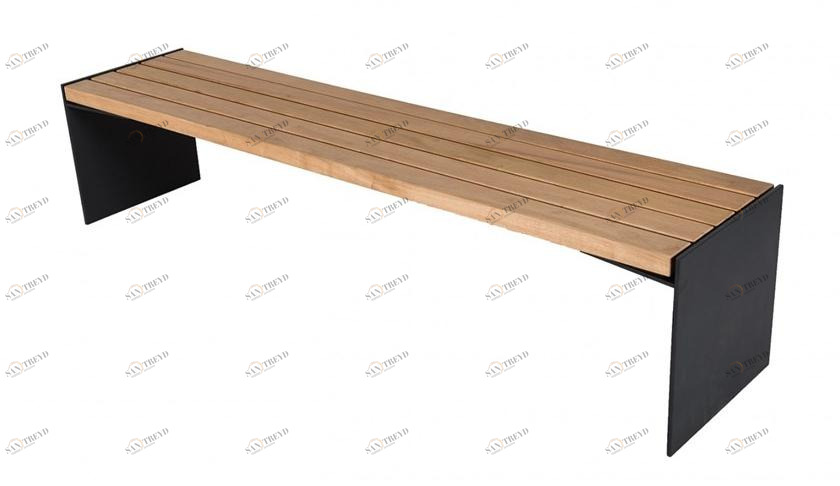 Euroform W Деревянная скамейка без спинки Aron 1105 