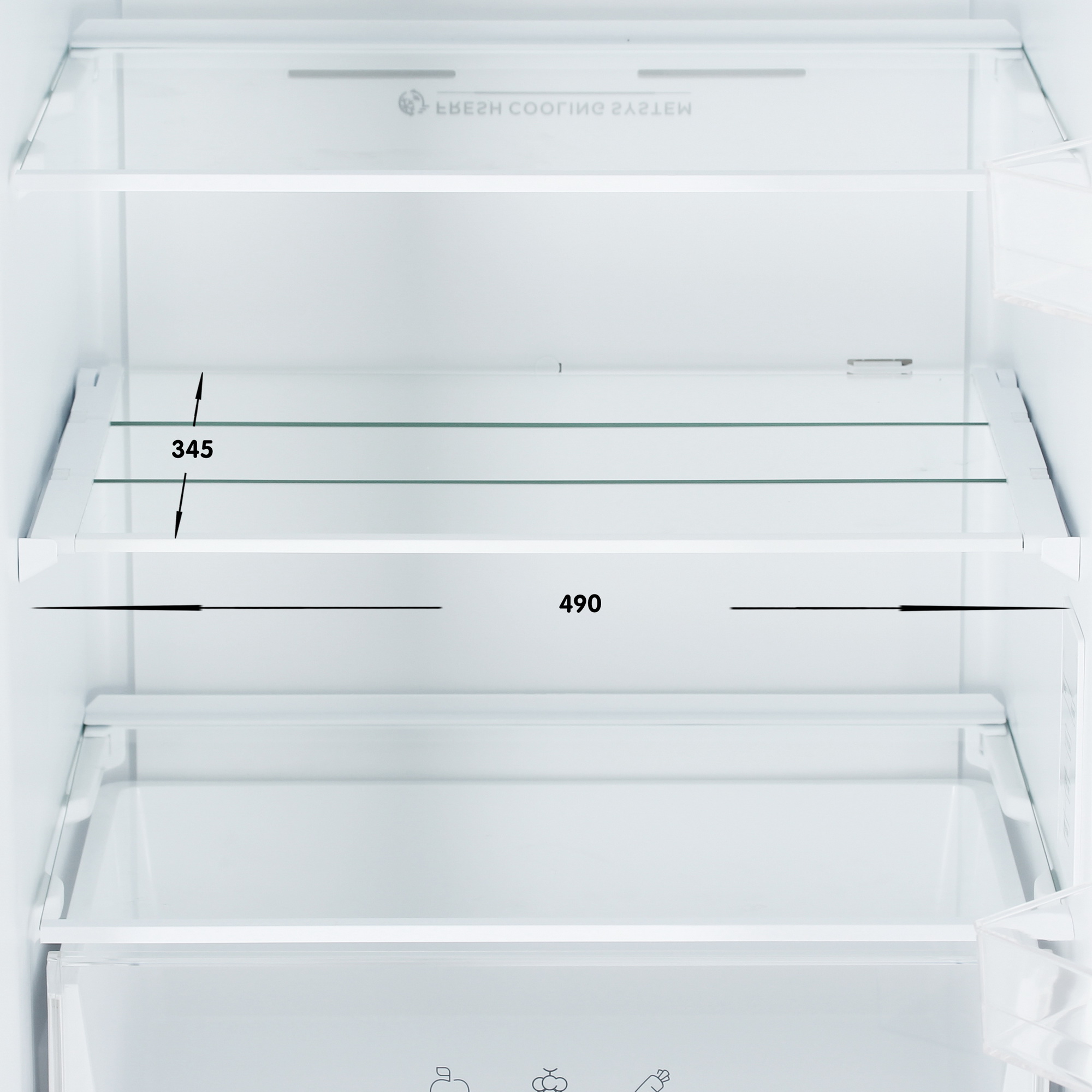 9261632 Холодильник с морозильником   DEXP B4-35AMA белый STDN-0136954 - Вид №8