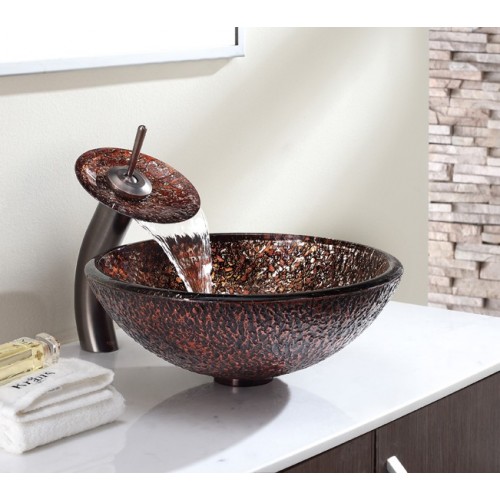 C-GV571-19mm-KGW1700 Накладная раковина на столешницу  прямоугольная Krausru  - Вид №3