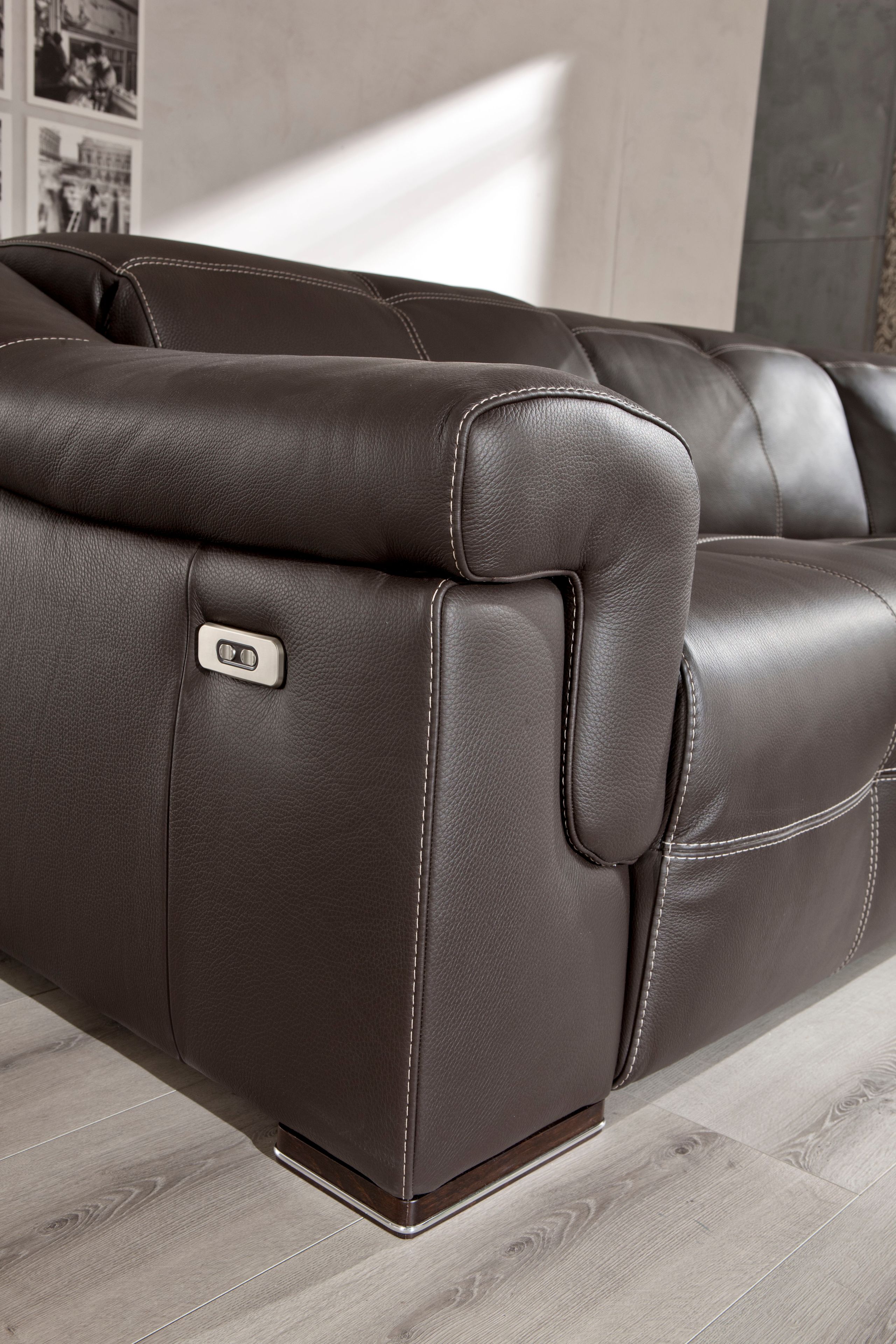 Кожаный модульный диван Egoitaliano AIKO ARCH-00055234 - Вид №3