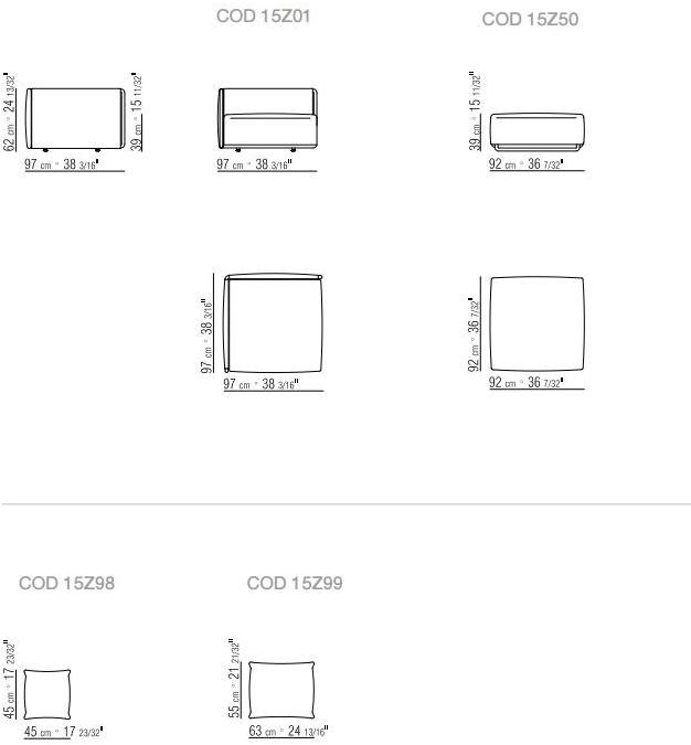 Flexform Кресло из ткани со съемным чехлом с подлокотниками Edmond sun-id-1490983 - Вид №2