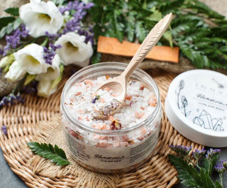 6336 Соль для ванн "Цветочная" Вкусляндия  - Вид №1