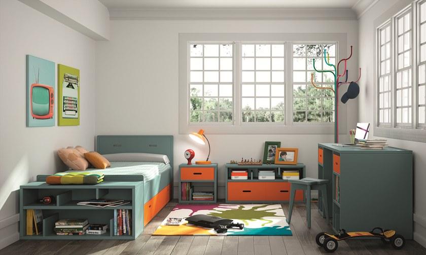 Mathy by Bols Односпальная контейнерная кровать из МДФ Madaket Lit 90b so - Вид №15