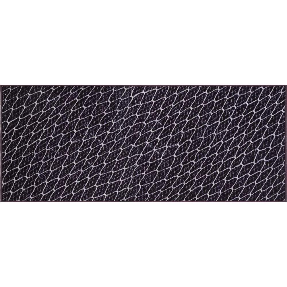 Коврик декоративный нейлон Кристалл 80x200 см цвет фиолетовый CTIM STLM-2206369 - Вид №1