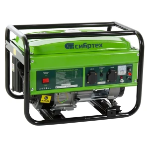 Генератор бензиновый Сибртех 2 кВт