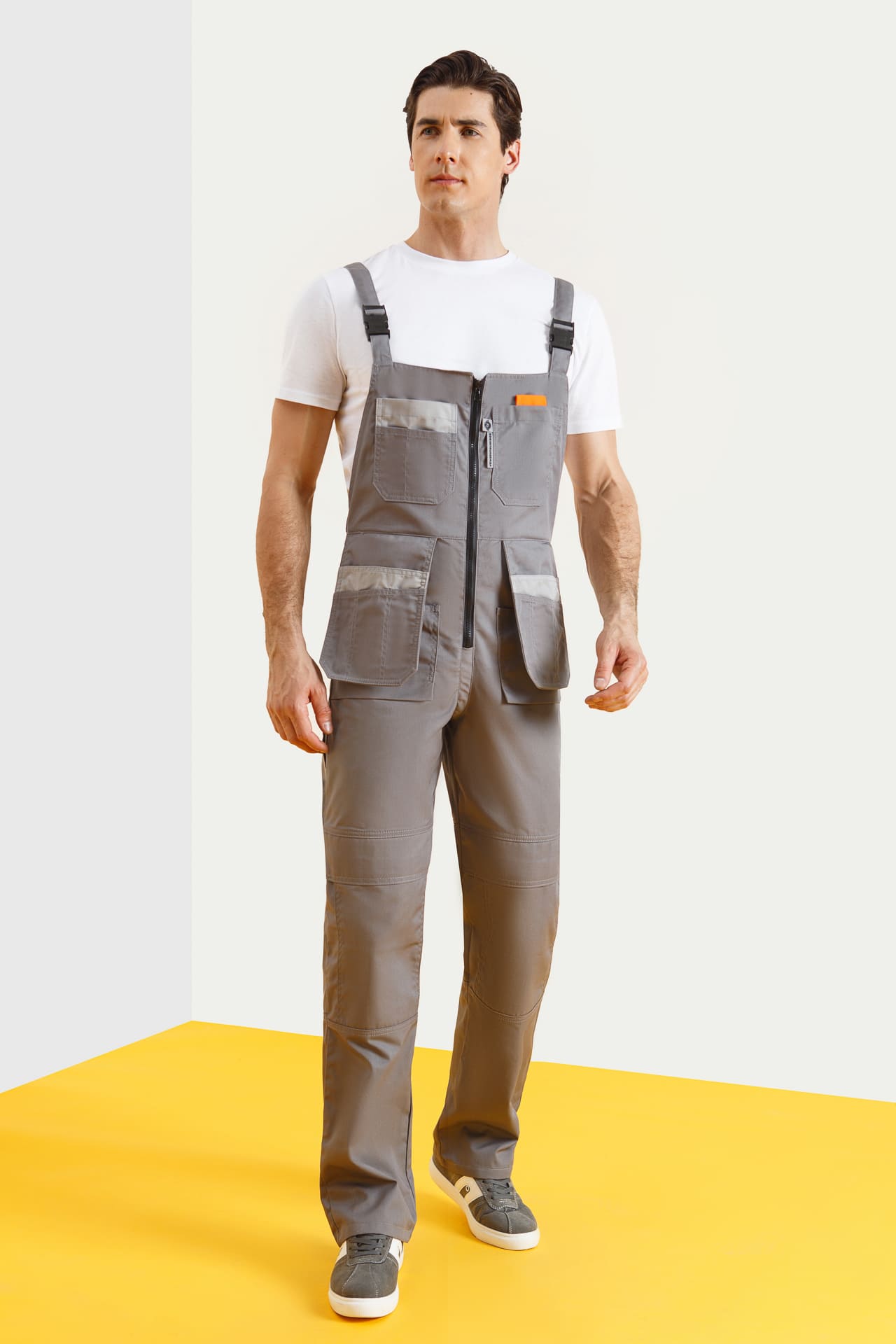 5040759 Костюм "Профессионал-2" темно-серый со светло-серым  Летняя спецодежда  размер 64-66/158-164  - Вид №9