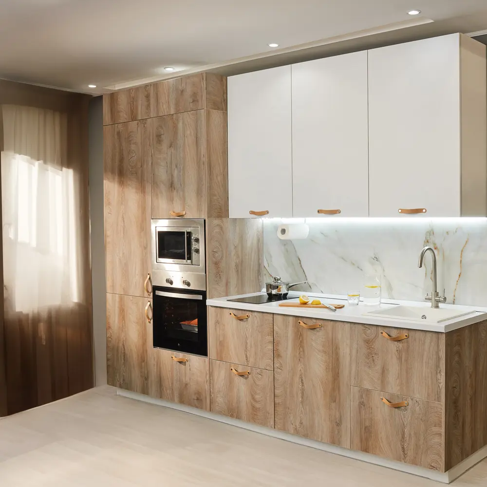 Фасад для кухни Зея 39.7×25.3 см DELINIA ID | ЛДСП светлое дерево 86910870 STLM-0874577 - Вид №3
