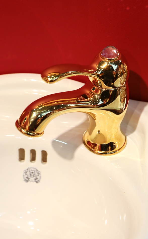 Смеситель MIGLIORE Lem Swarovski, ML.LEM-1913.DO для раковины - золото  - Вид №3