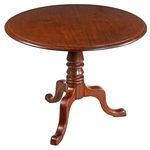 SOR27508 Стол-тренога из красного дерева ijlbrown  - Вид №4