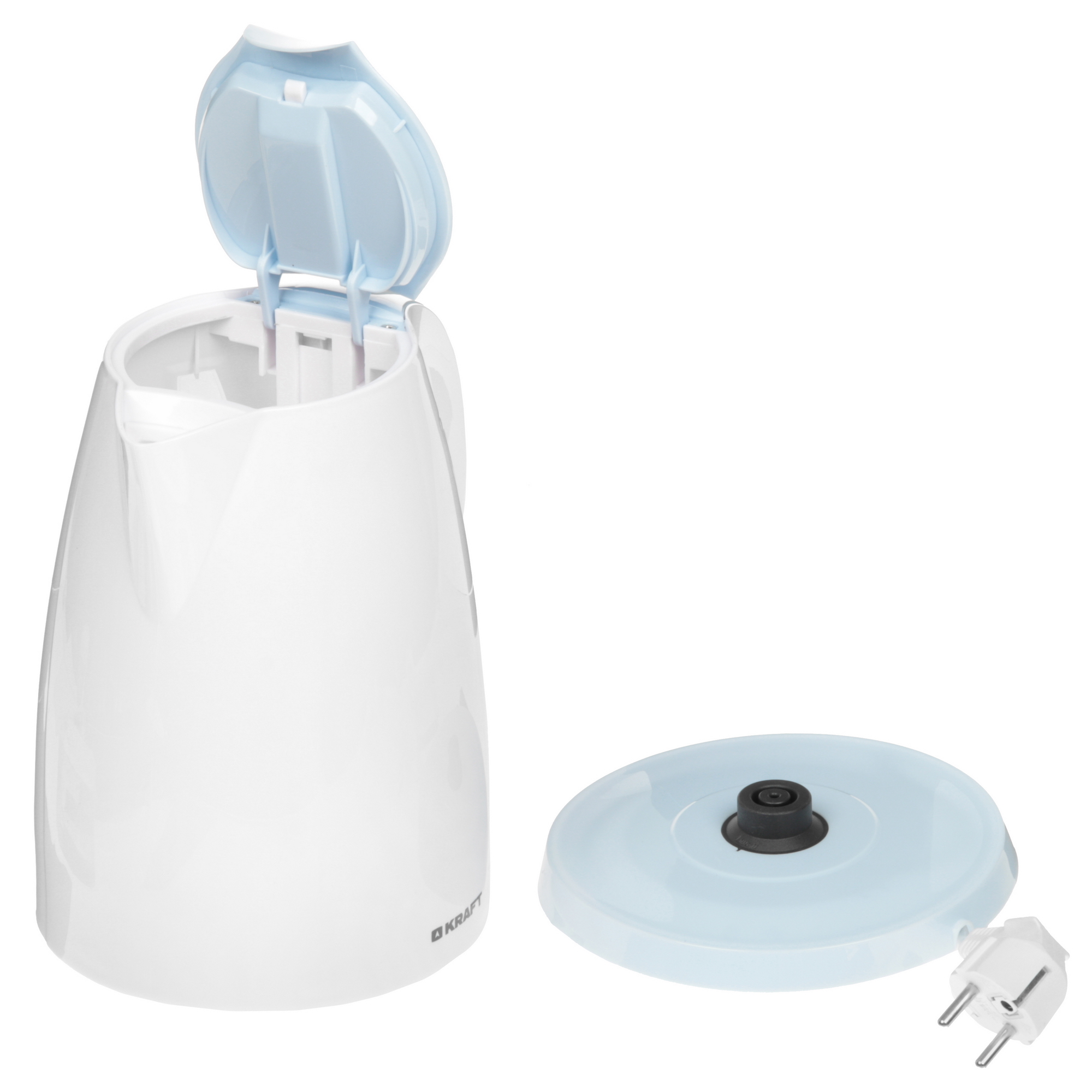 5351533 Электрочайник Kraft KF-KP1728W белый STDN-0076537 - Вид №4