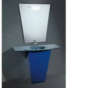 LASA IDEA Тумба под умывальник одинарная с зеркалом Libeccio