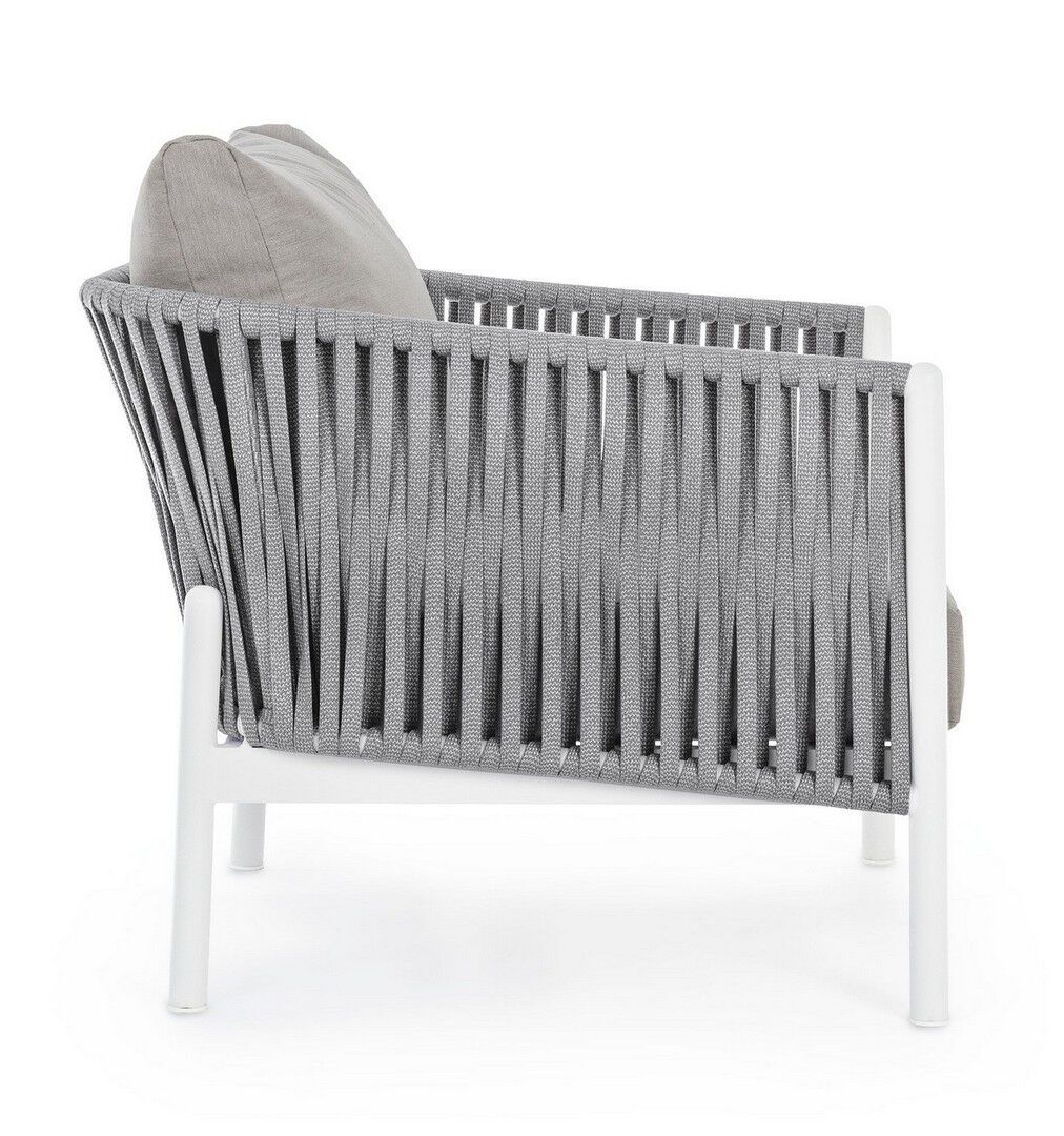 Веревочное и тканое садовое кресло с подлокотниками BIZZOTTO Florencia ARCH-00111854 - Вид №6