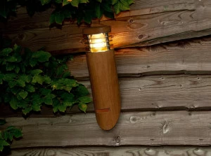 Royal Botania Бра для улицы с прямым светом из тика Ellipse