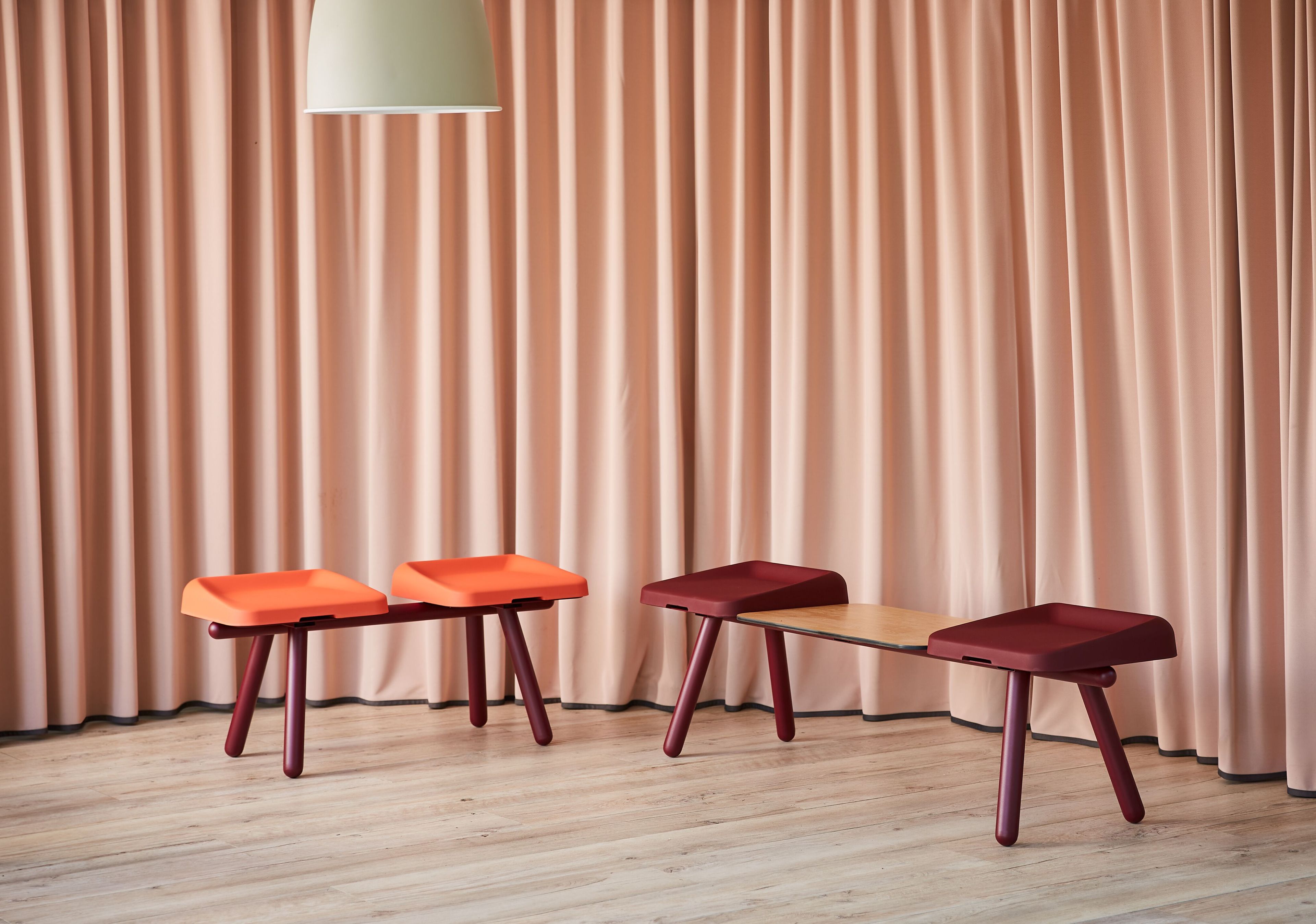 Сиденье на полиуретановой панели со столом Bõln Slim ARCH-00080769 - Вид №3