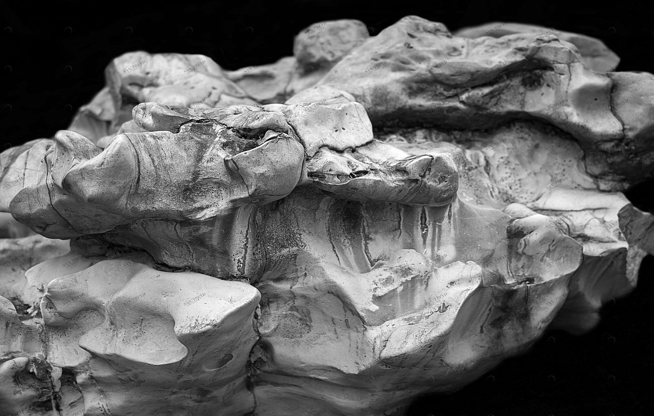 Фотокартина 70х110 см "Дым" PANKOVSKY STUDIO ПЛАСТИФИКАЦИЯ 015921 Серый;черный 