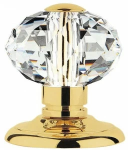 LINEA CALI' Дверная ручка из хромированной латуни с кристаллами swarovski® Veronica