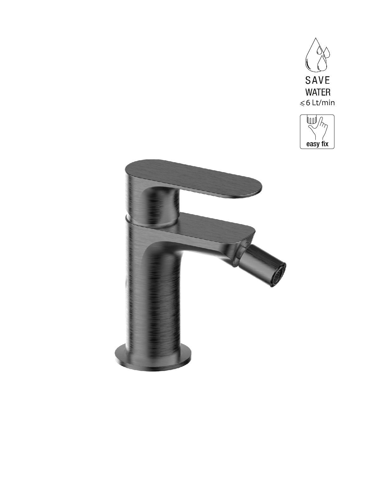 Смеситель для биде без слива с ограничителем расхода Rubinetterie Frattini Lea ARCH-00143176 - Вид №3