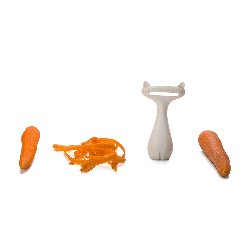 PE886 Пиллер для овощей catpeeler черный Peleg Design  - Вид №5