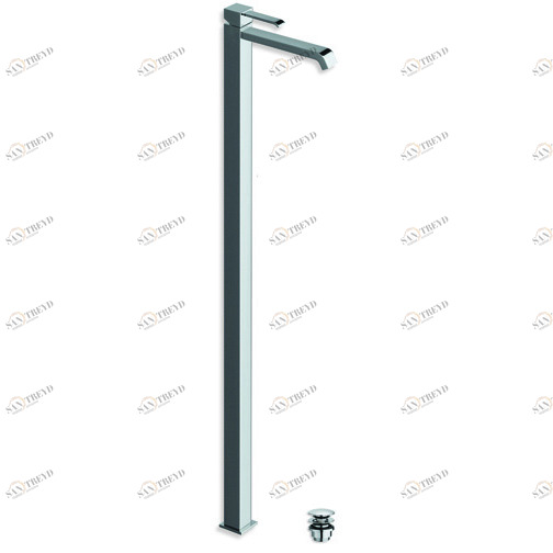 CRIQM290 Внешние части напольного смесителя для раковины CRICS290 со сливом Up & Down 1 "1/4 Cristina Rubinetterie 