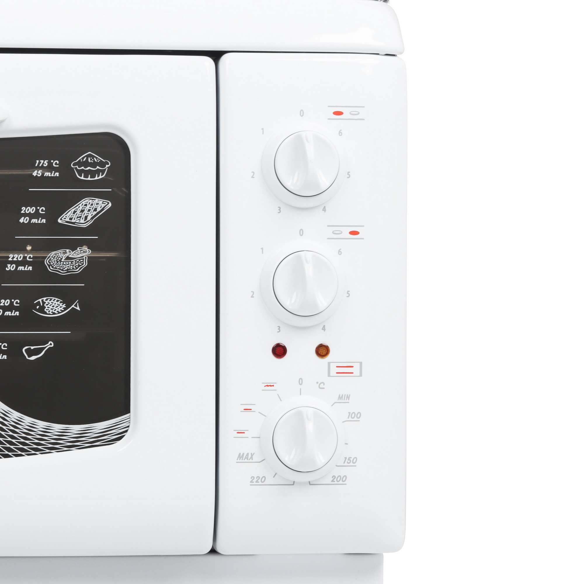 8123130 Мини-печь Gefest ЭП НС Д 420 белый STDN-0069102 - Вид №3