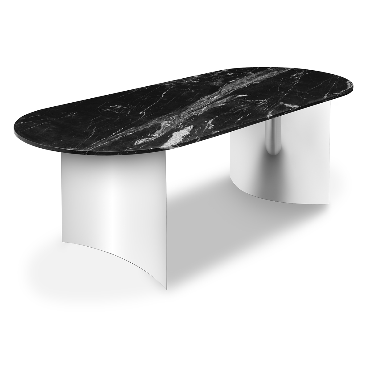 450260-90 ABHIKA СТОЛ CAROLA H72 220X90 BLACK  - Вид №1